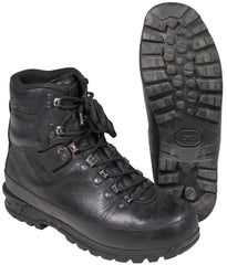 BW Bergschuh, gefüttert, schwarz, gebr., II Wahl