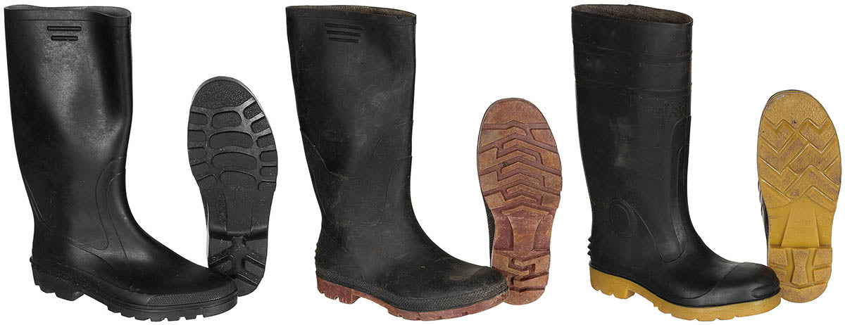 BW Gummistiefel, gebr., Modelle sortiert