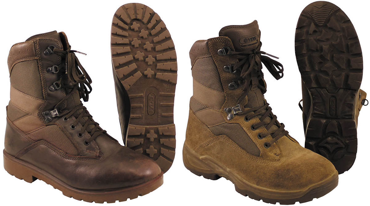 Kampfstiefel, "YDS", DAMEN, braun, gebr.