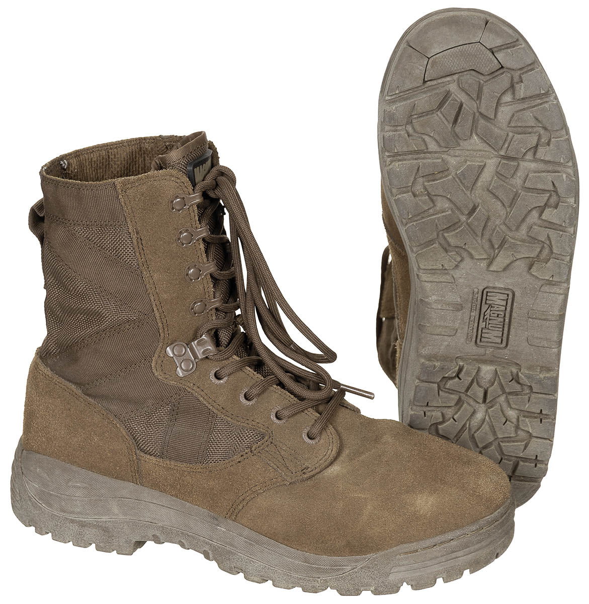 Kampfstiefel, "MAGNUM", khaki, gebr.