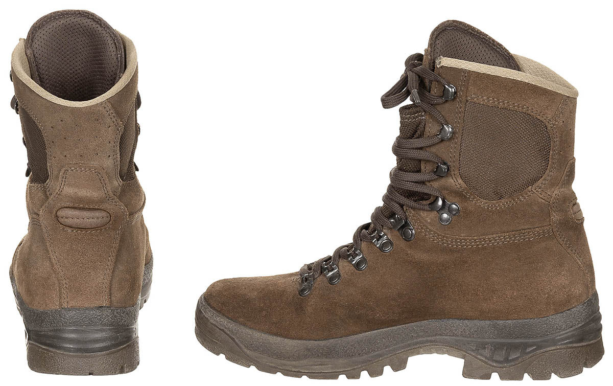 Brit. Combat Stiefel, "MEINDL", khaki, gebr.