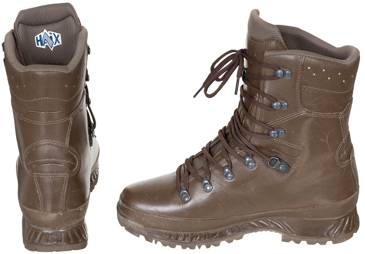Brit. Kampfstiefel, "HAIX", Cold Wet Weather, braun, gebr.