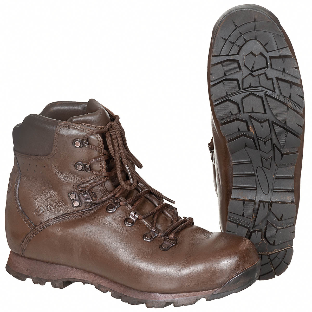 Brit. Kampfstiefel, ITURRI, "Patrol", braun, gebr.