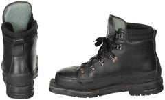 Langlaufschuhe, Leder, schwarz, gebr.