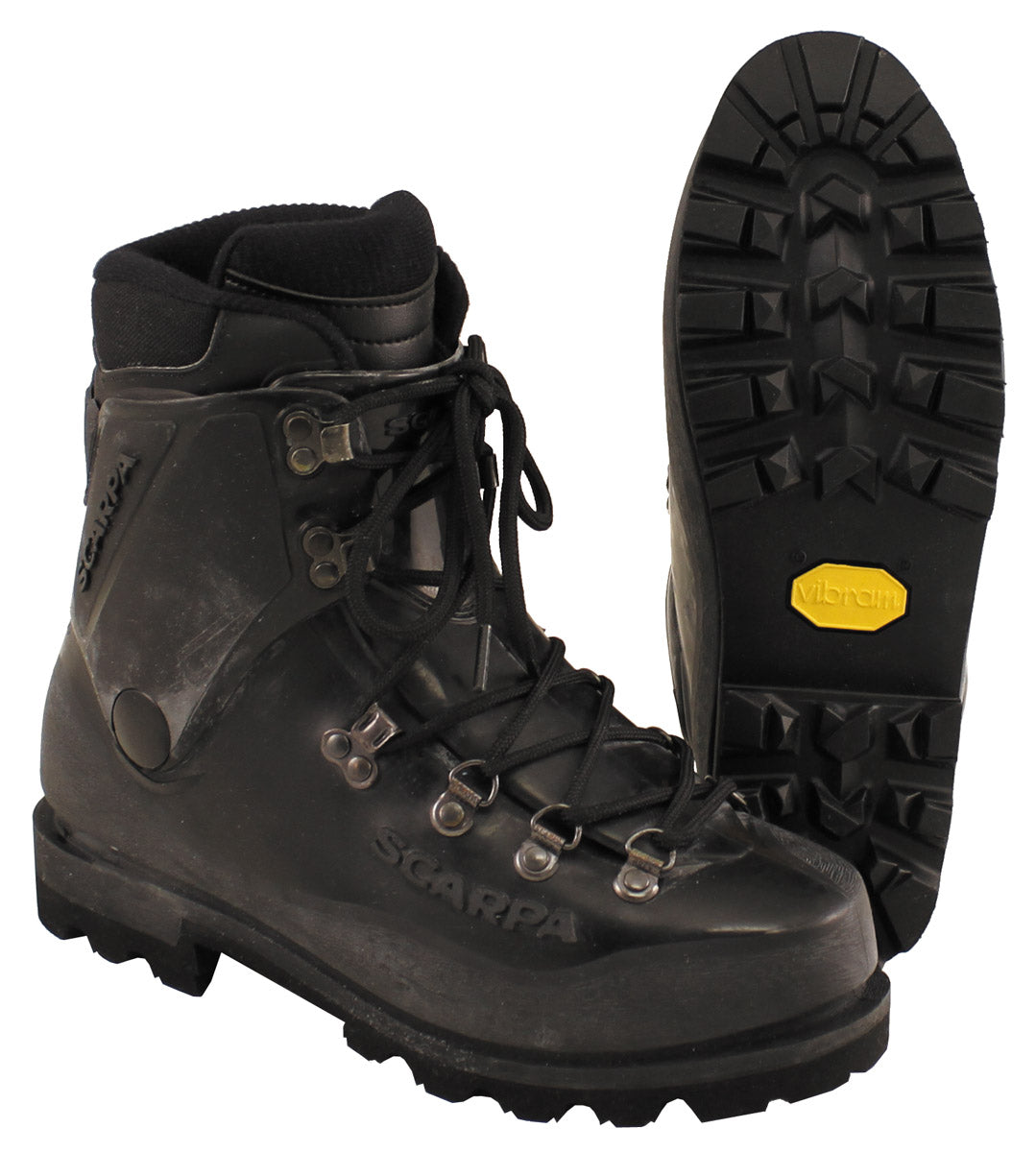 Touren Skistiefel, "SCARPA", Modell "Vega", schwarz, gebr.