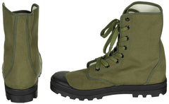 Franz. Commando Stiefel, 8-Loch, Canvas, neuw.
