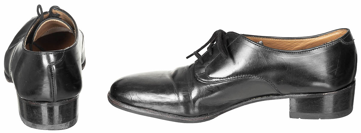 Brit. Halbschuhe, DAMEN, Leder, schwarz, gebr.