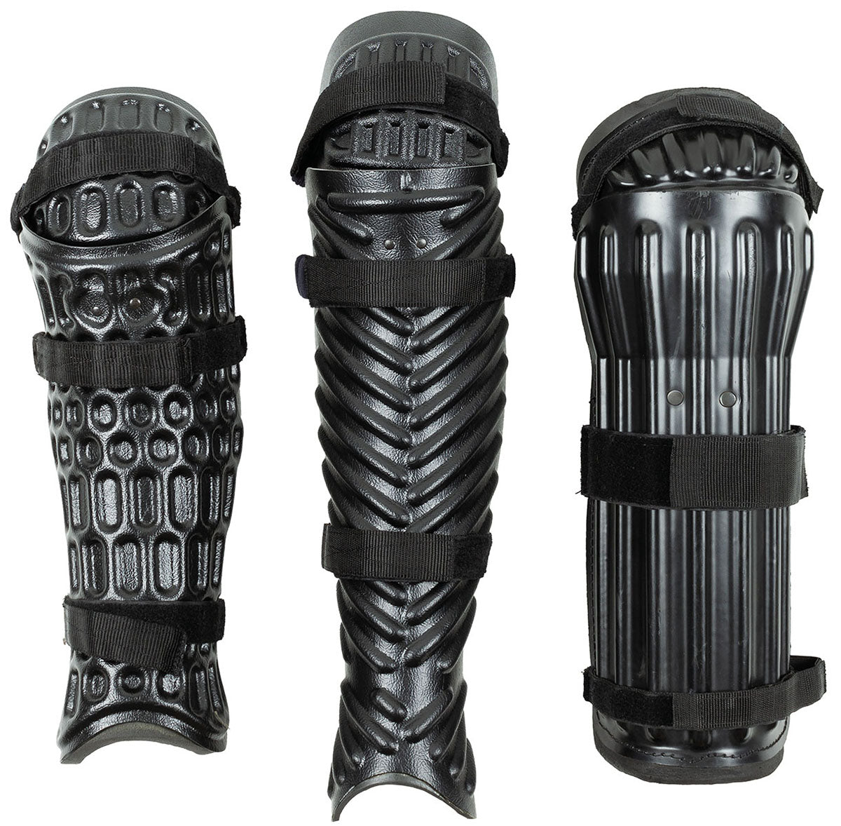 Brit. Knie-Schienbeinschützer, aus Hartschale, gebr.