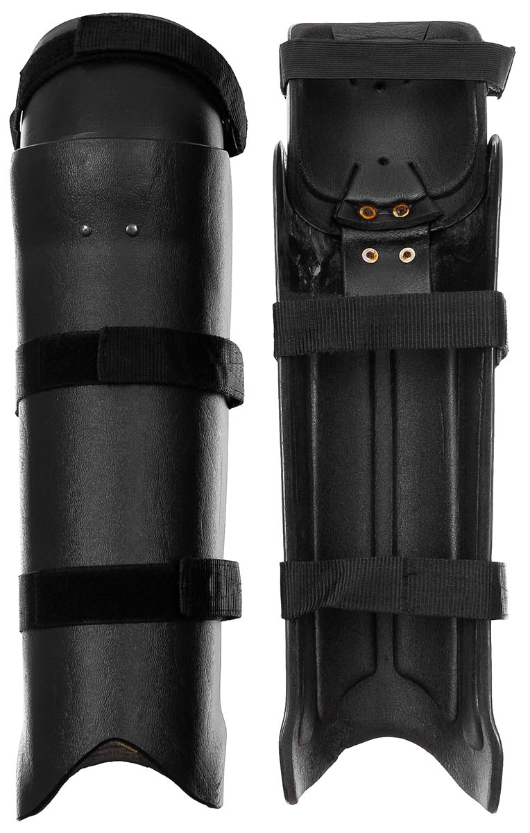 Knie- Schienbeinschützer, aus Hartschale, gebr.