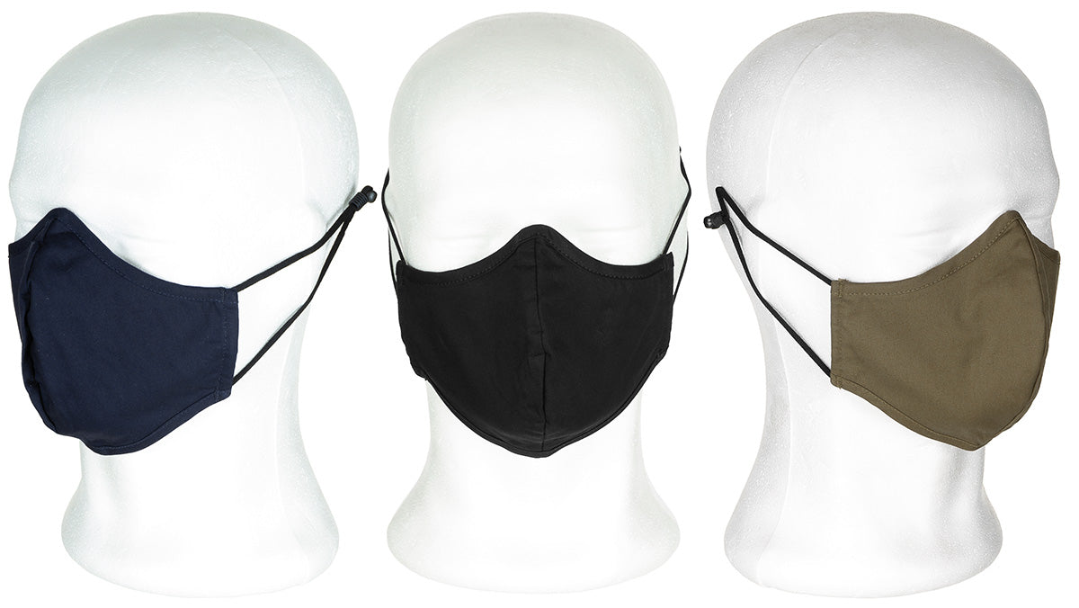 Brit. Gesichtsmaske, 3er Pack, neuw.
