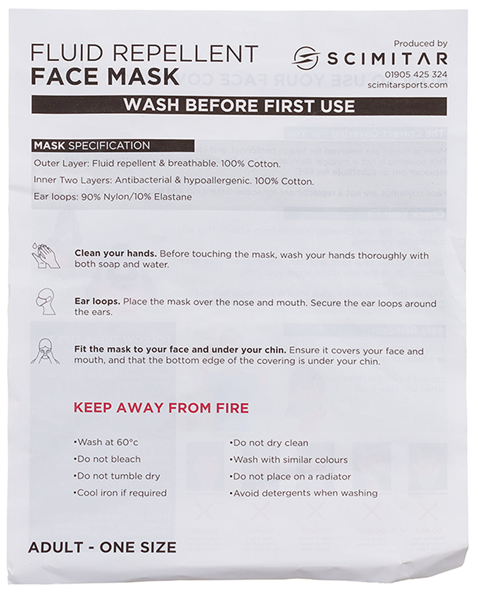 Brit. Gesichtsmaske, 3er Pack, neuw.