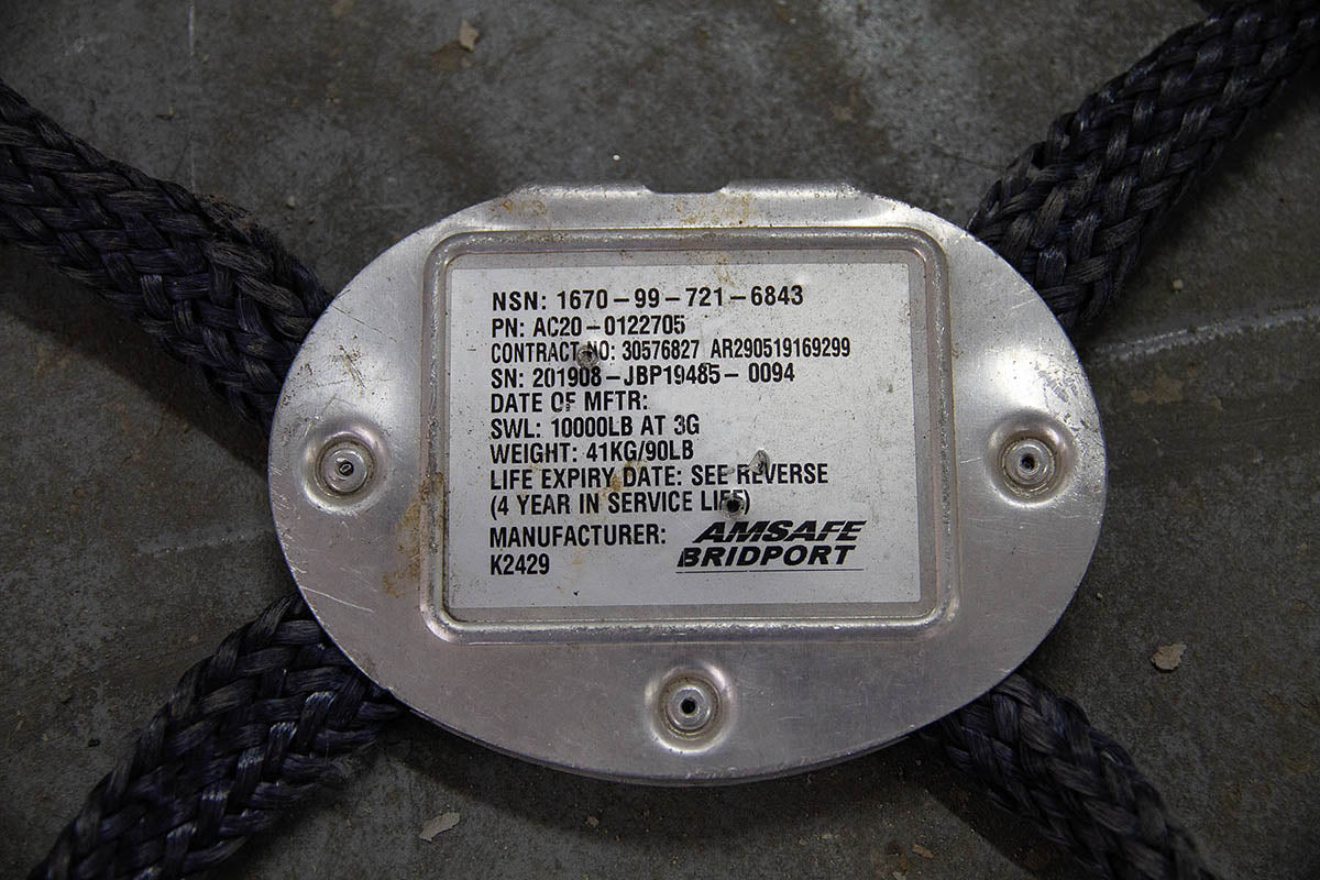 Brit. Transportnetz, für Helikopter, gebr.