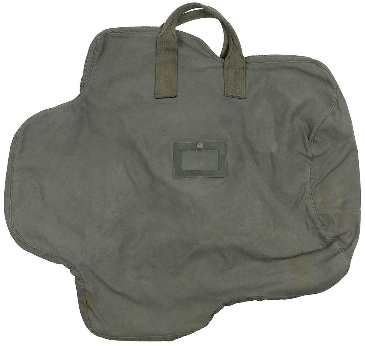 Franz. Transporttasche, f. Schutzweste, Canvas, gebr.