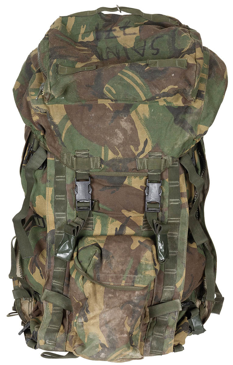 Brit. Rucksack, "PLCE LONG", o. Seitent., gebr.,II Wahl 1 Ausführung