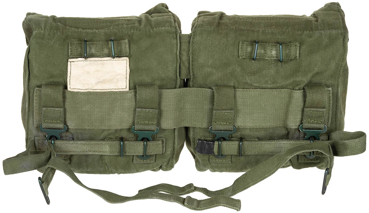 Brit. Beckentaschenset, M 58, Canvas, oliv, gebr.