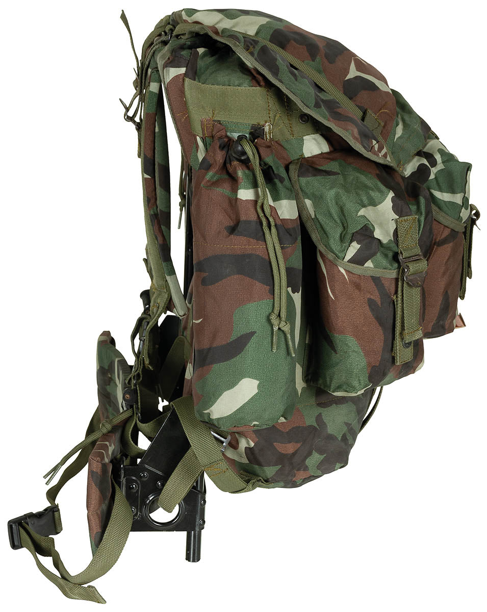Türk. Rucksack, gebr., Metallgestell