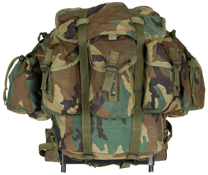 Türk. Rucksack, gebr., Metallgestell