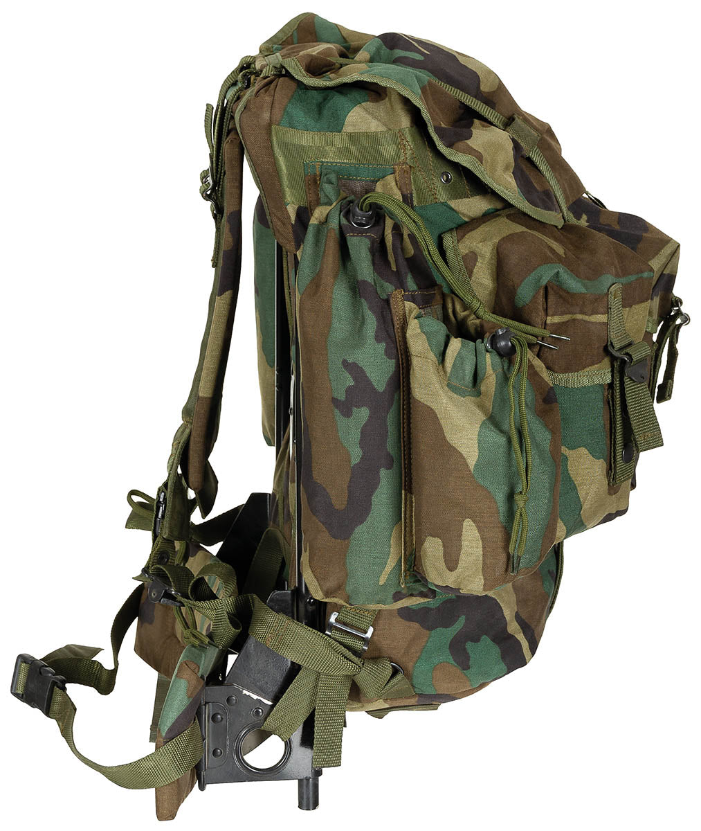 Türk. Rucksack, gebr., Metallgestell