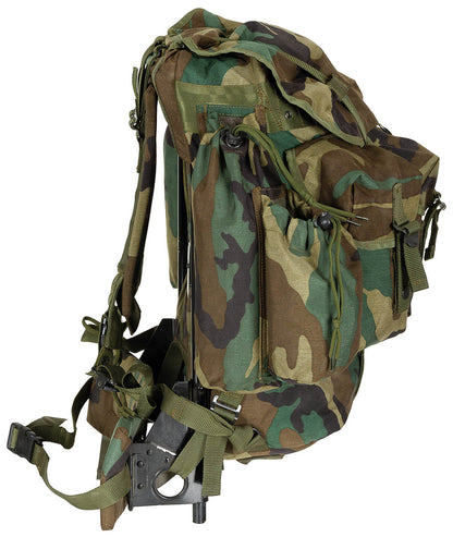 Türk. Rucksack, gebr., Metallgestell