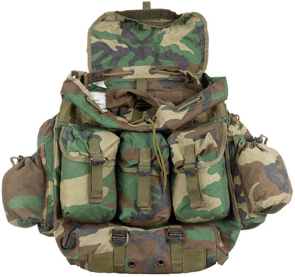Türk. Rucksack, gebr., Metallgestell