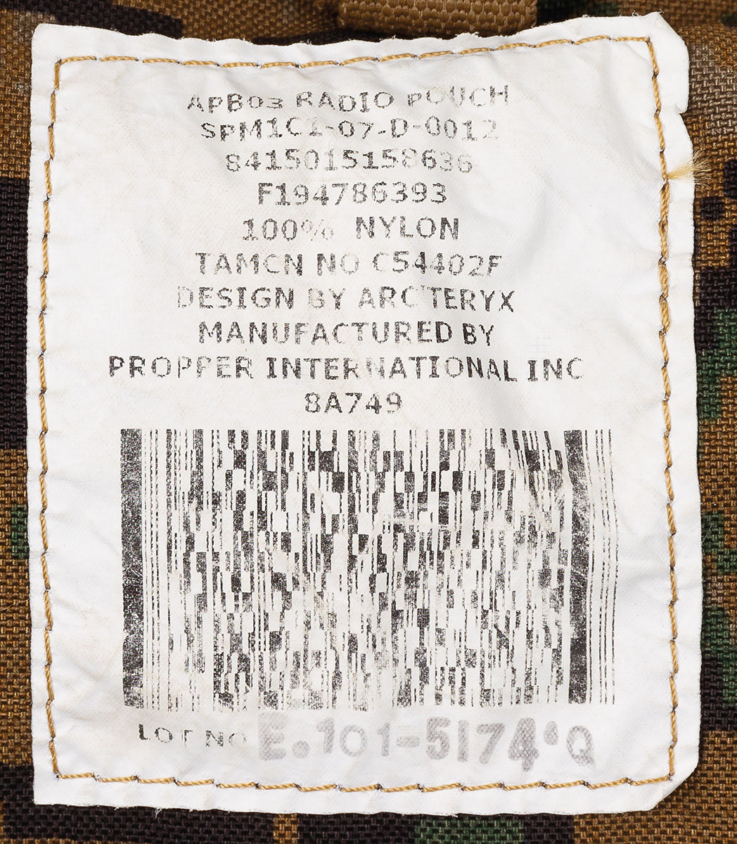 US Funkgerätetasche, für Rucksack USMC ILBE, gebr.