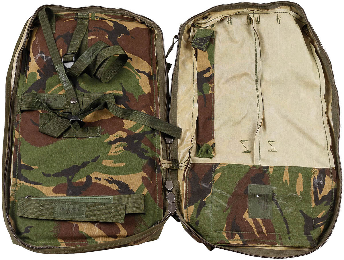 Brit. Rucksack, Funkgerät, OHNE Fronttaschen, gebr.