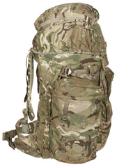 Brit. Rucksack, "INF Long", Seitentaschen, IRR, gebr. 2 Ausführung
