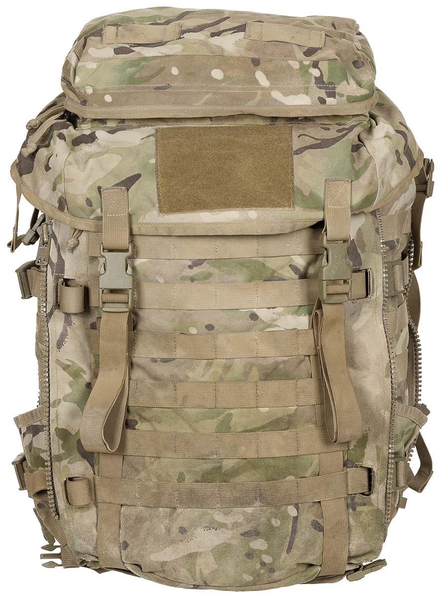 Brit. Rucksack, "Inf.-Bergen", OHNE Seitent., gebr.