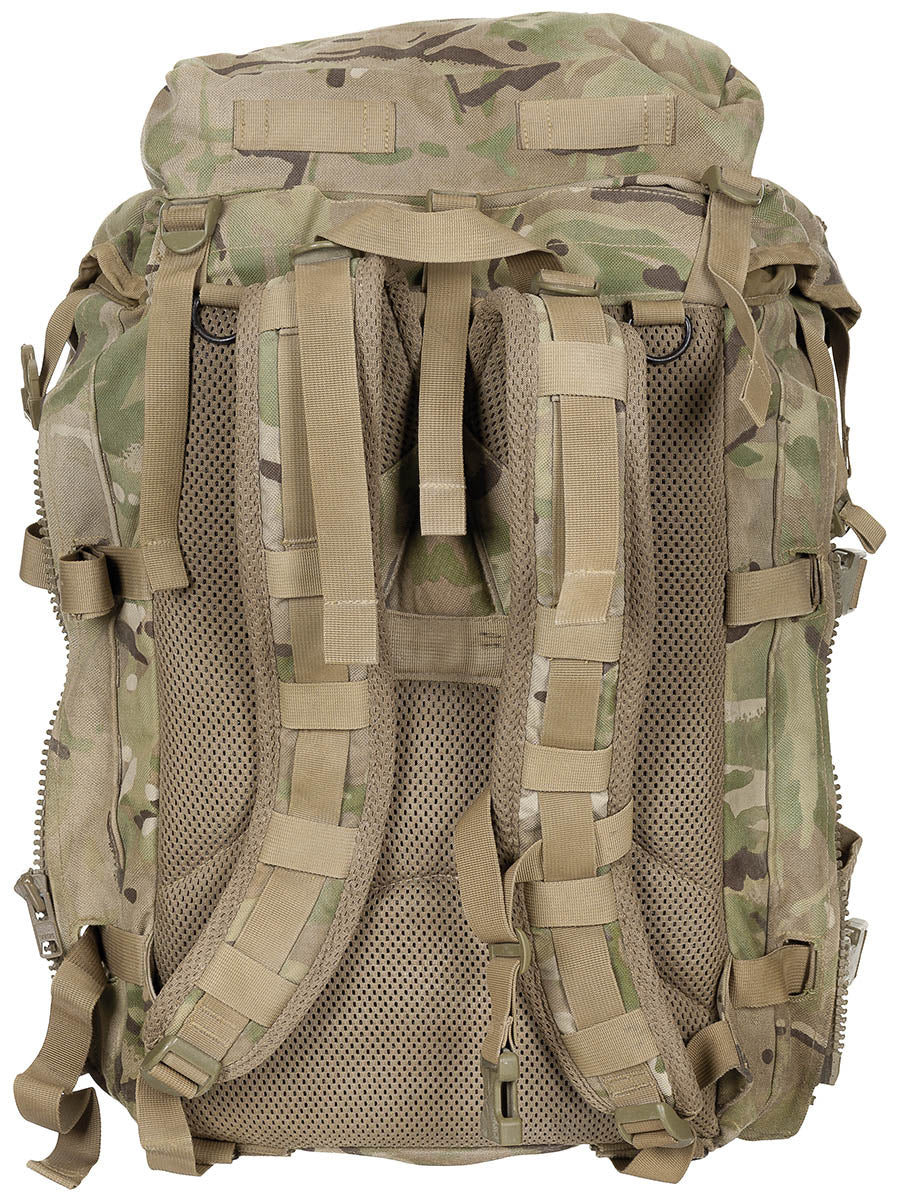 Brit. Rucksack, "Inf.-Bergen", OHNE Seitent., gebr.