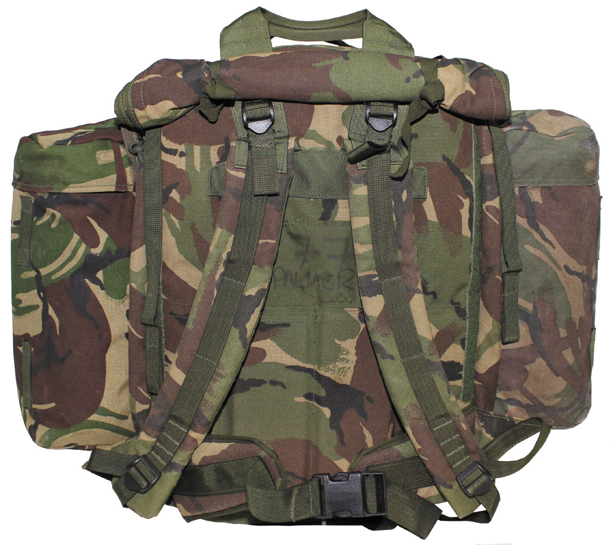 Brit. Rucksack, "Other Arms", Seitentaschen, gebr.