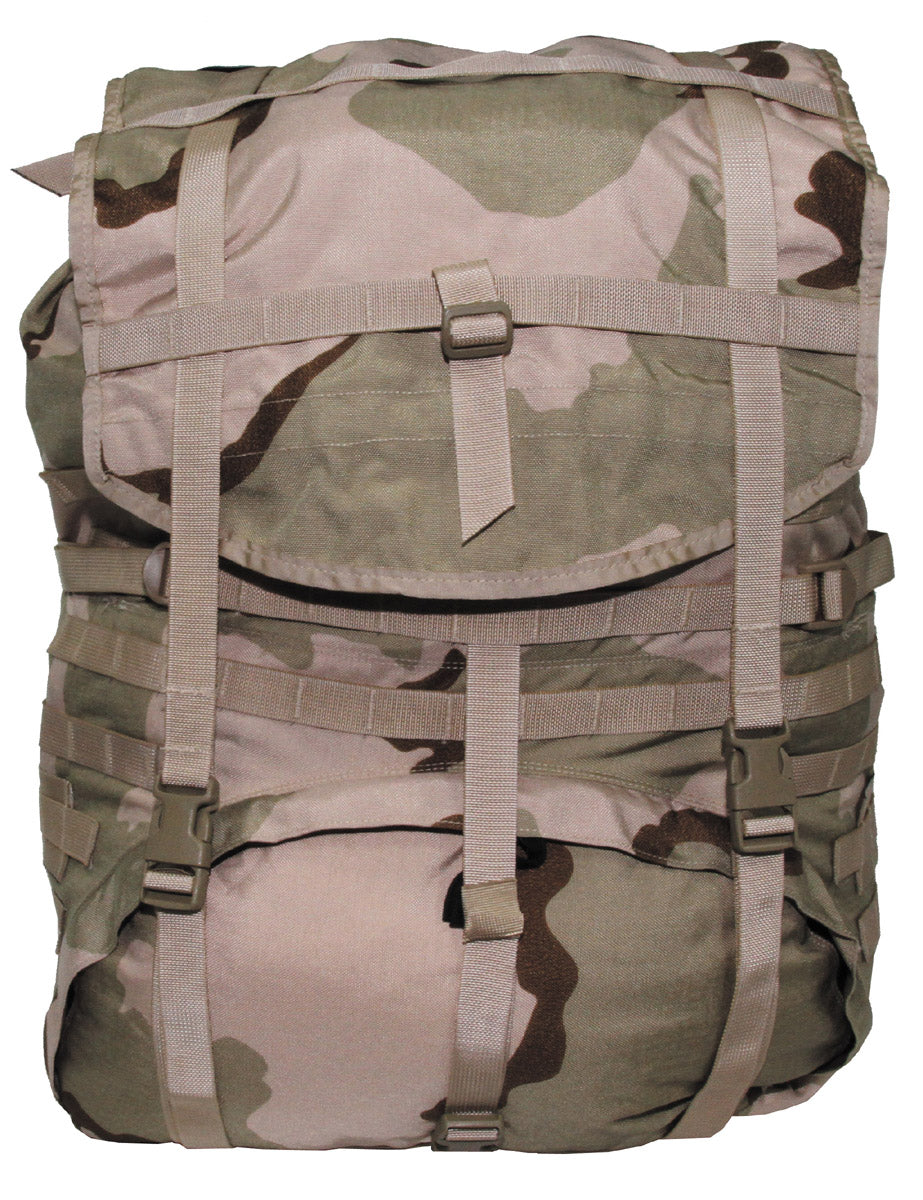 US Rucksack, neuwertig, "Molle II light", 3 Fb.desert