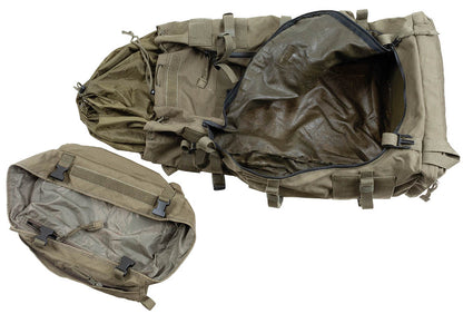 Österr. BH Kraxenrucksack, ohne Tragegestell, oliv, gebr.