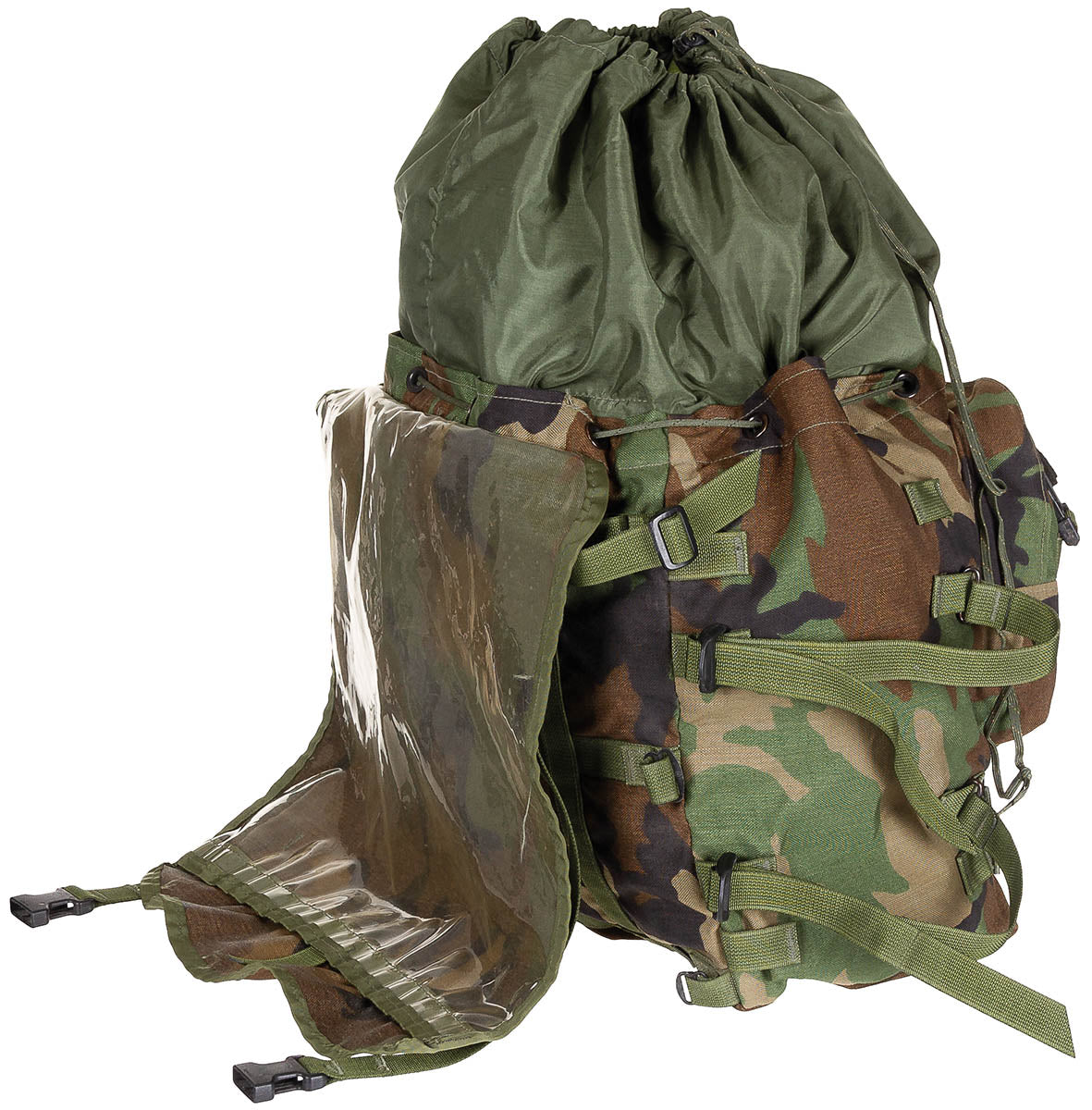 US Rucksack, "Molle II", woodland, gebr.