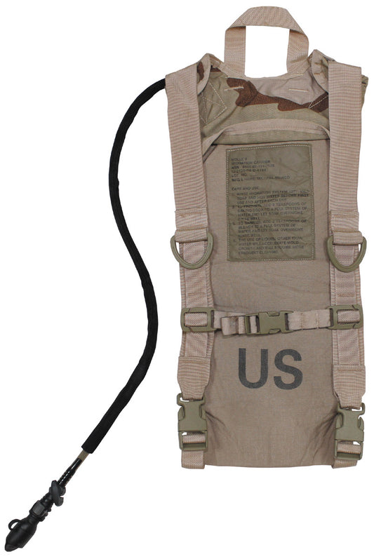 US Trinkrucksack, gebr., TPU-Beutel neu