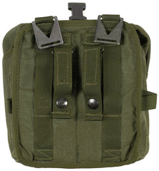 Brit. Magazintasche, doppelt, oliv, gebr.