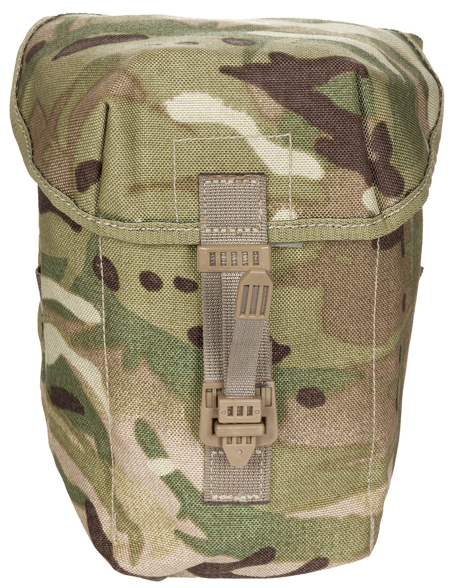 Brit. Feldflaschentasche, MTP tarn, neuw.