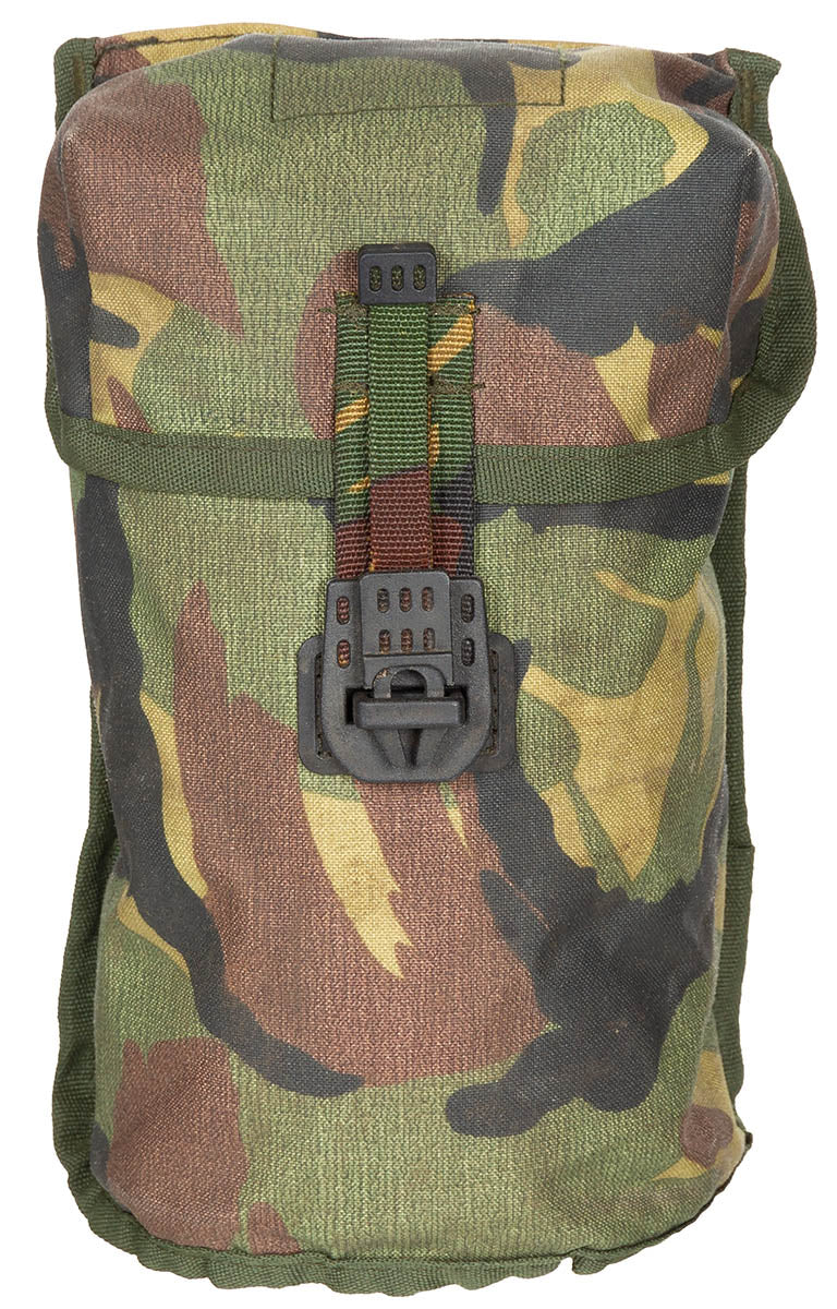 Holl. Feldflaschentasche, "MOLLE", tarn, gebr.