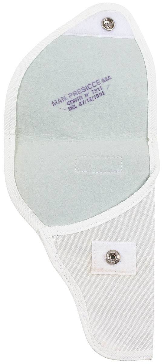 Ital. Pistolenholster, Canvas, Typ I, weiß, neuw.