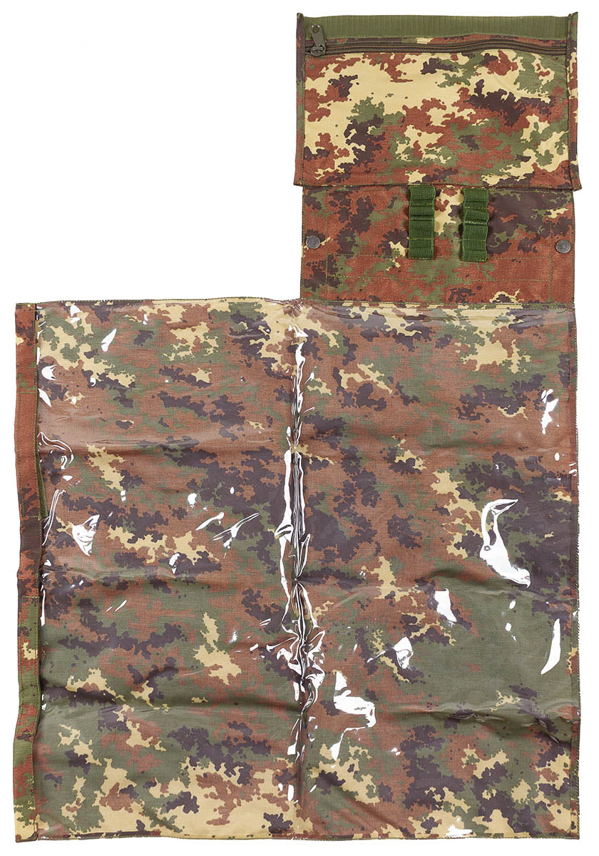 Ital. Kartentasche, faltbar, vegetato, neuwertig