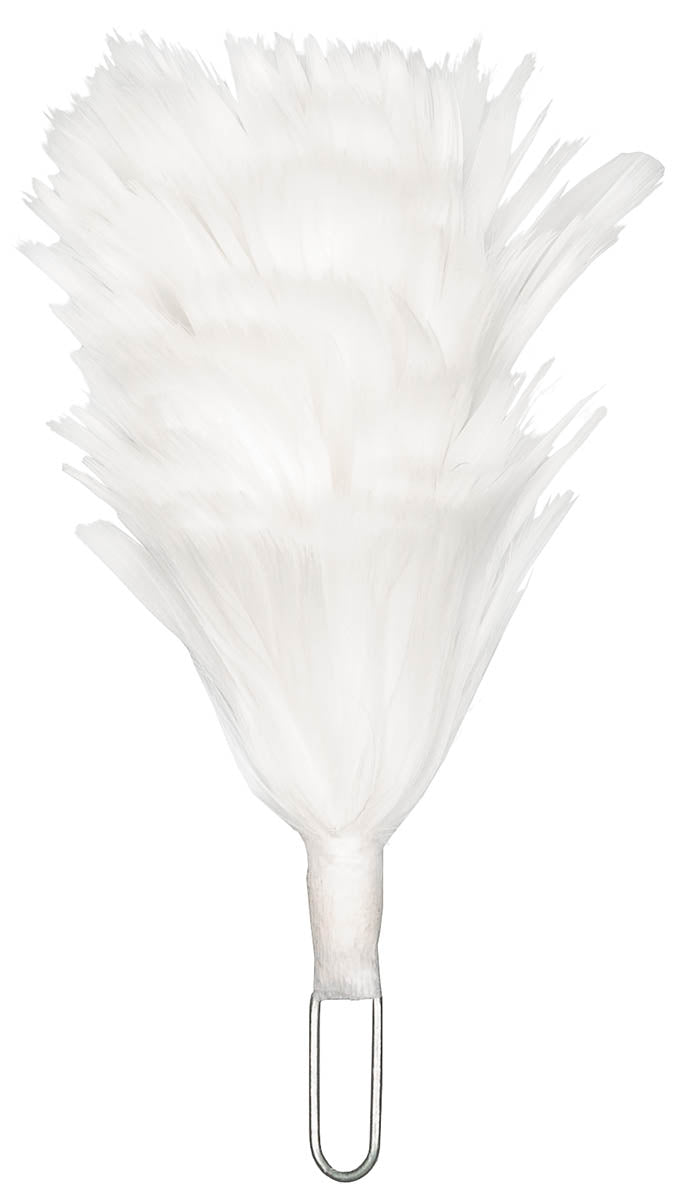 Schott. Feder für Hut, weiß, neuw.