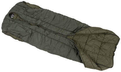 Öster.BH Schlafsack "Goldeck", Mumie, Armöffnung, oliv, gebr.