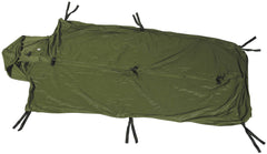 Brit. Schlafsackfutter, oliv, gebr.