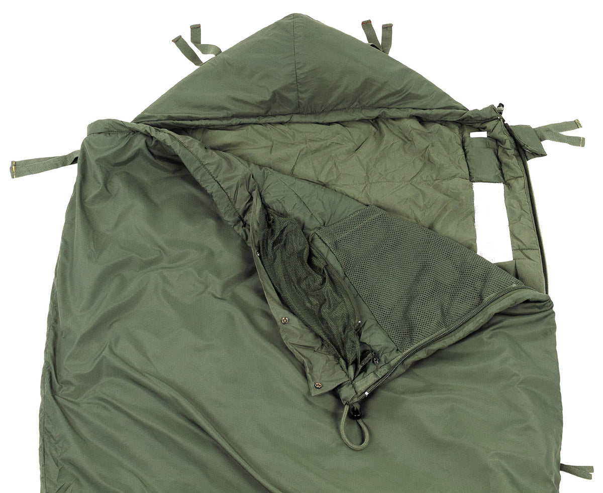 Brit. Mumienschlafsack, "Light Weight", oliv, gebr.