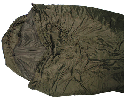 Holl. Mumienschlafsack, mit Kopfmoskitonetz, gebr.