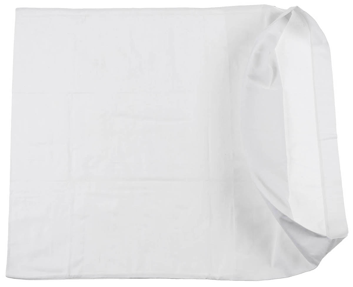 Schwed. Bezug für Kopfkissen, weiß, ca. 63 x 57 cm, neuw.