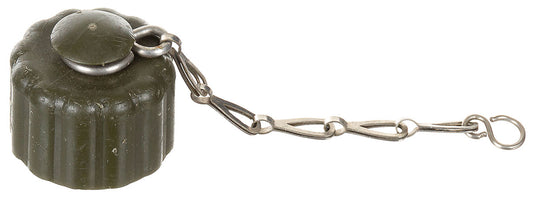Verschluss für Feldflasche, oliv, gebr.
