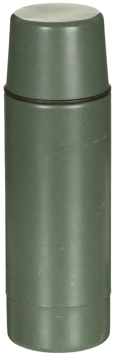 Holl. Vakuum-Thermoskanne, 1 l, Edelstahl, gebr.