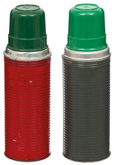 Schwed. Thermoskanne, WW II, 0,5 l, gebr.