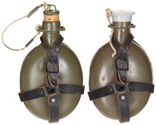 CZ/SK Feldflasche, M 60, Aluminium, gebr.