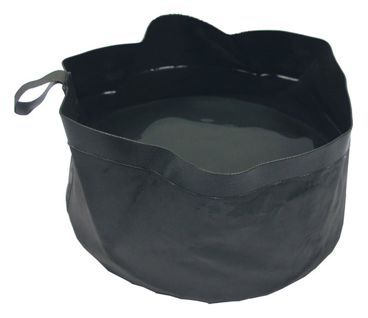 Holl. Waschbehälter, PVC, oliv, faltbar, gebr.